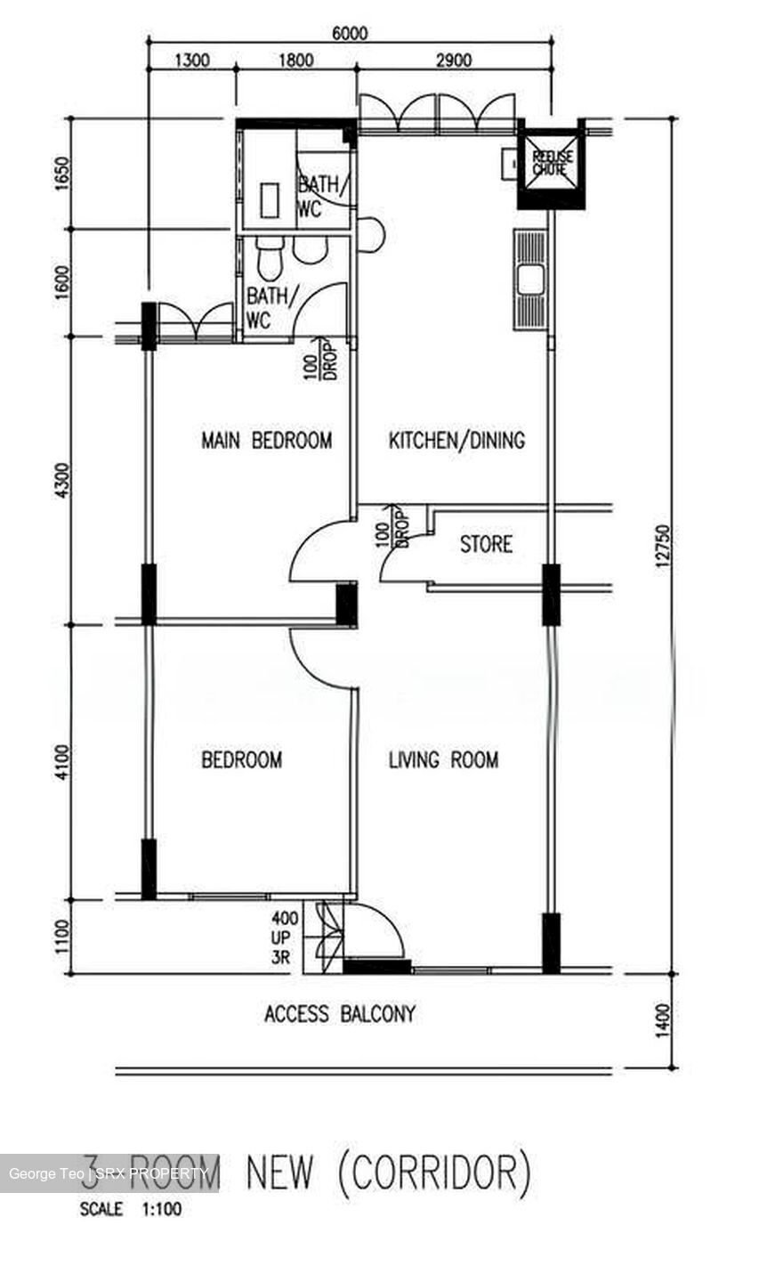 Blk 222 Serangoon Avenue 4 (Serangoon), HDB 3 Rooms #602152401